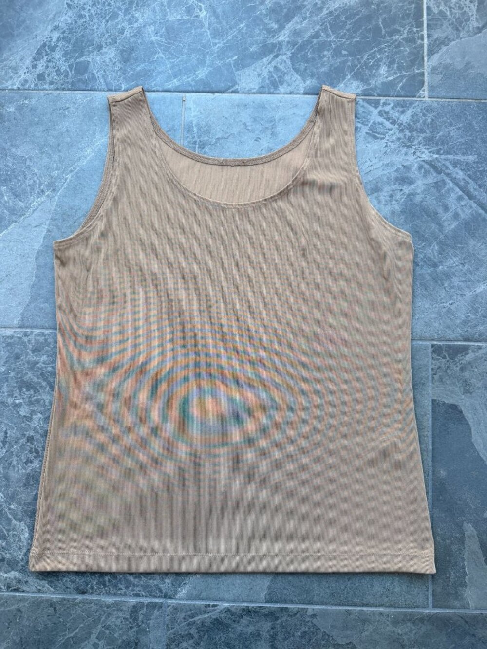 tan beige chicos small medium tank fall basics